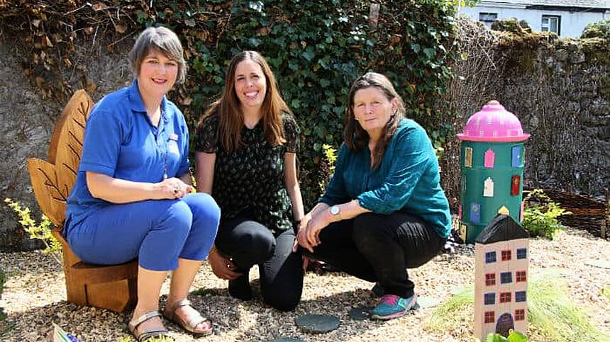 Fairy garden donated to childrens' ward at Portiuncula Hospital