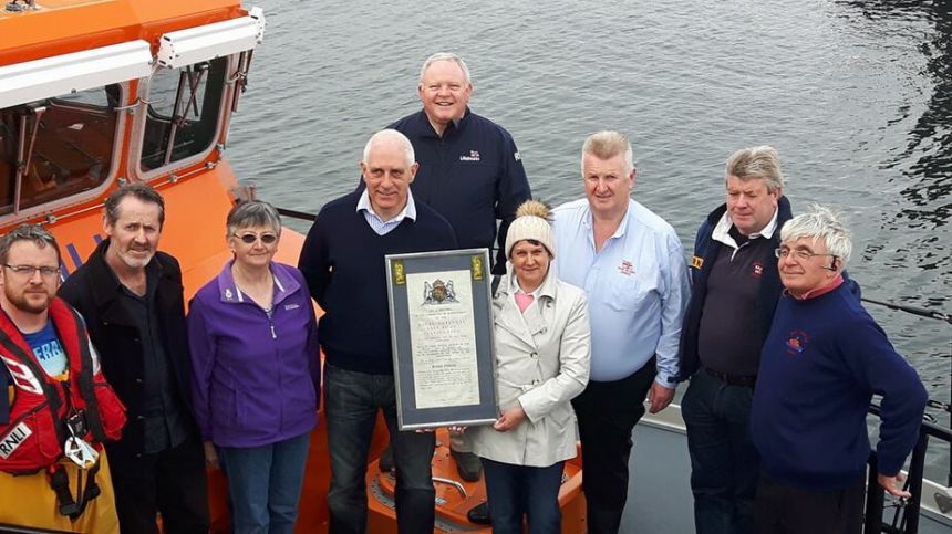 RNLI award for gallantry returned to Aran Islands