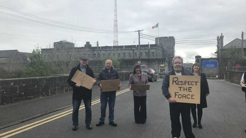 Protest at Renmore barracks over hardship faced by Defence Forces staff