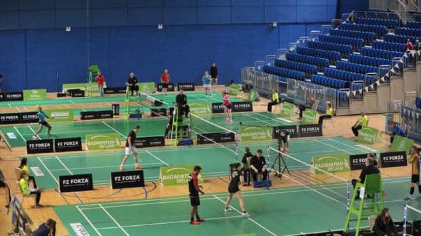 Sport Ireland National Indoor Arena hosting the Irish Badminton Masters Open 2017