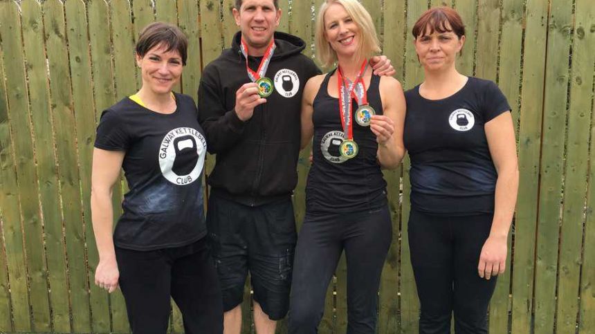 Three medals for Galway at Kettlebell Competition