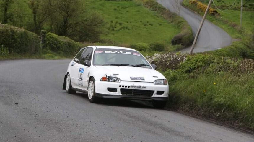 Boyle is nominated for Young Rally Driver of the Year