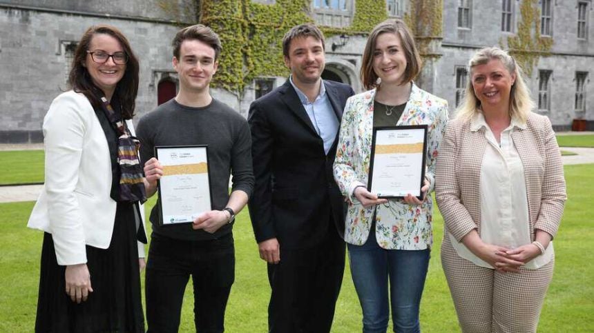 NUIG students awarded Global Citizen award