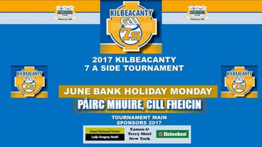 Kilbeacanty 7's Draws Announced