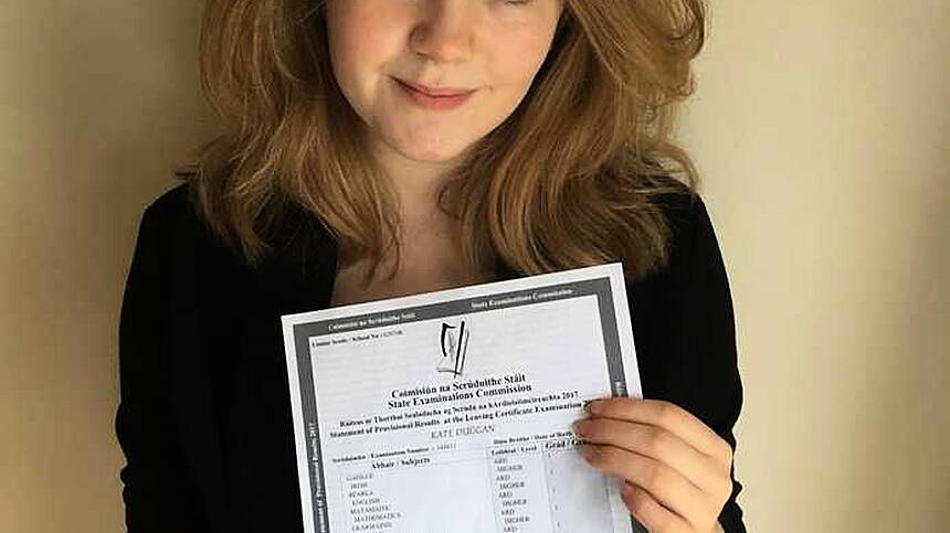 Moycullen student achieves eight H1 grades in Leaving Cert