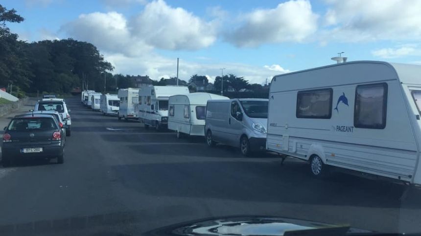 11 caravans still parked illegally in Salthill in defiance of City Council warning