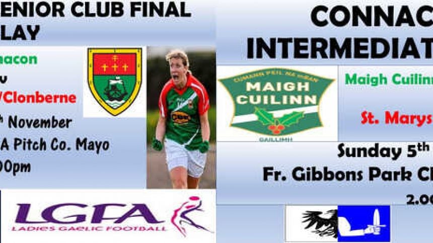 Kilkerrin/Clonberne and Moycullen Feature In Ladies Connacht Club Finals On Sunday