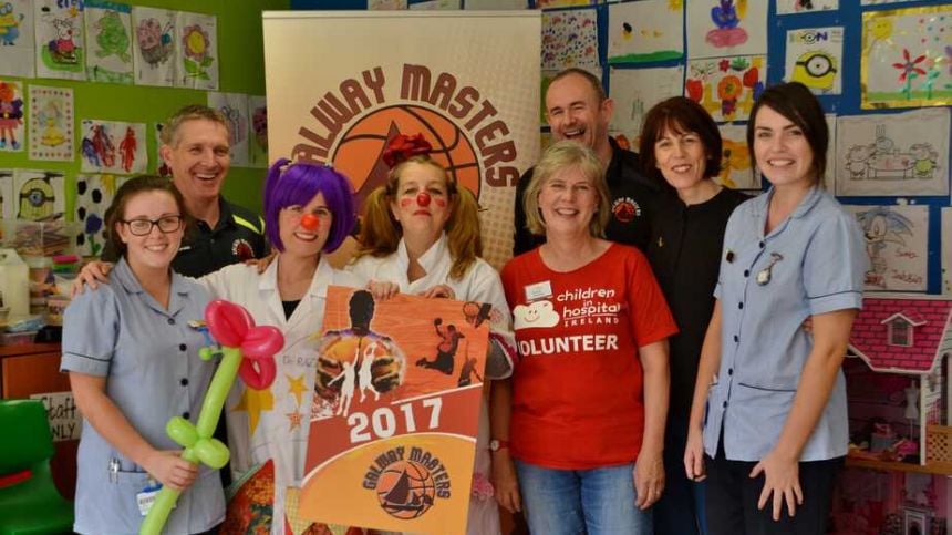 Clown Doctors bring mayhem to this year’s Galway Masters International Basketball Tournament