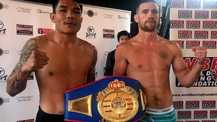 Gearoid Clancy crowned WBF Australasian Super Lightweight Champion