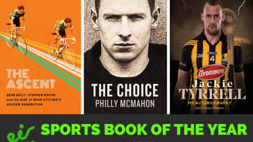 Shortlist announced for the eir sport Sports Book of The Year