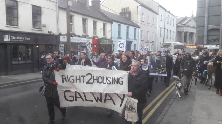 City March underway to highlight impact of homelessness on Galway children