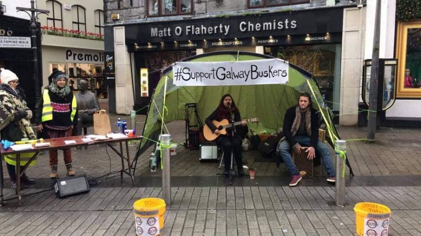 Marathon busking underway in city to highlight opposition to planned regulation