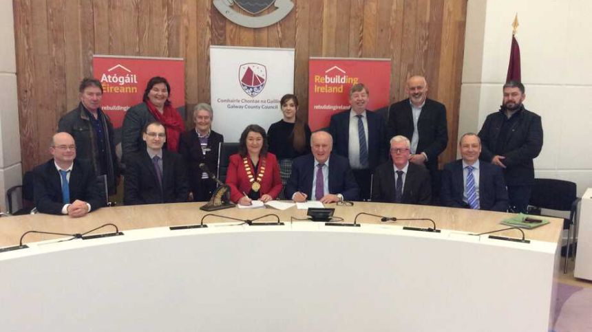 Contract signed for major redevelopment of Gilmartin Road in Tuam