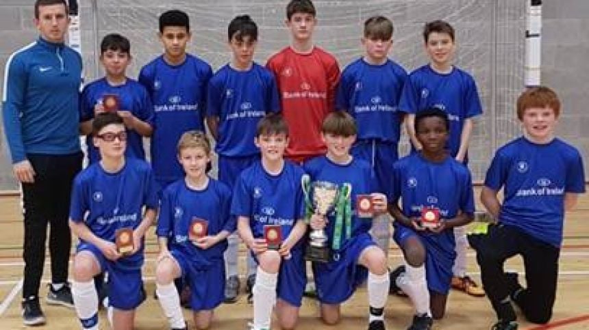 St Joseph's Galway In FAI Post Primary Schools First Year Boys & Girls National Futsal Finals