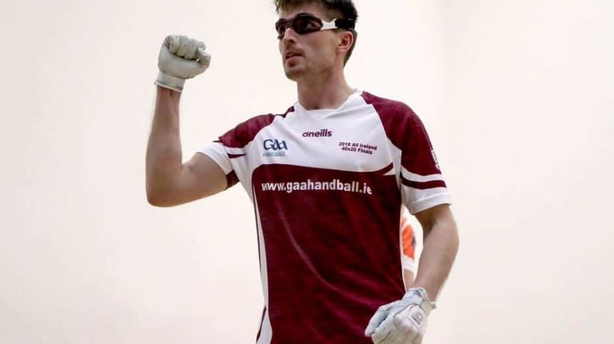 Martin Mulkerrins wins All-Ireland Senior 40x20 Handball Title