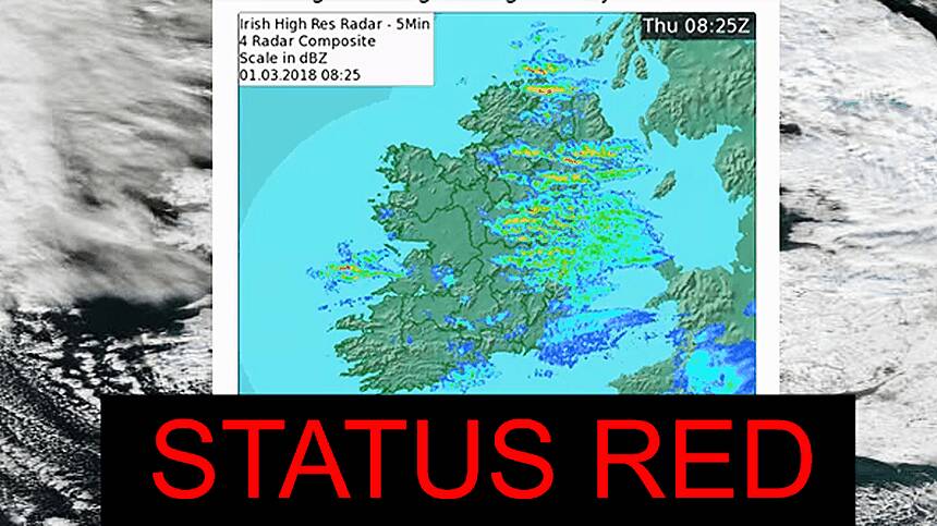 On-location weather reports from across Galway