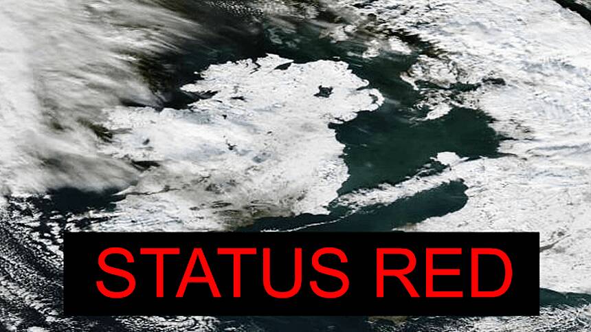 Stay indoors warning lifted but Galway still on Status Red until 6 this evening