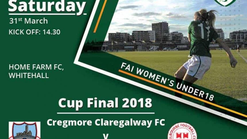 Cregmore/Claregalway U18 Girls In WFAI Cup Final Tomorrow