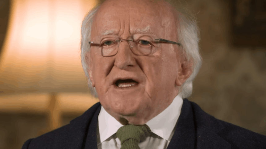 President Michael D Higgins announces intention to run for second term