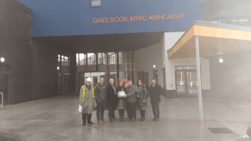 Pupils and teachers move into new building for Knocknacarra gaelscoil