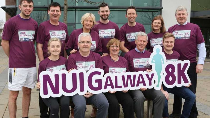 NUI Galway Teams Up With Kingfisher Club and Aerogen for March 8k Event in aid of Jigsaw