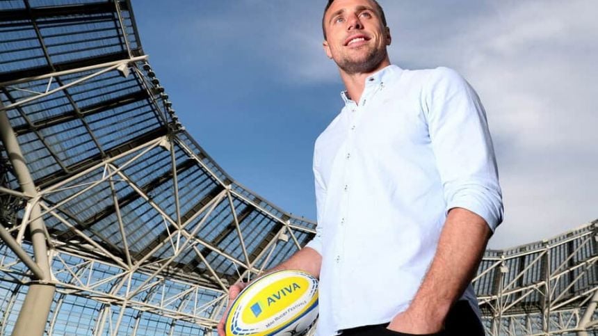 Tommy Bowe Visits Galway As Part Of Aviva Event At The G Hotel