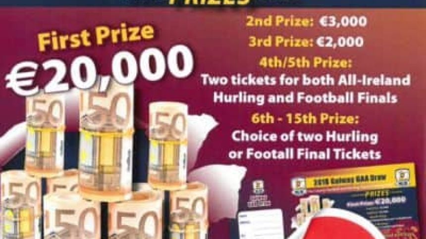 Galway GAA Fundraising Draw Fast Approaching On August 11th