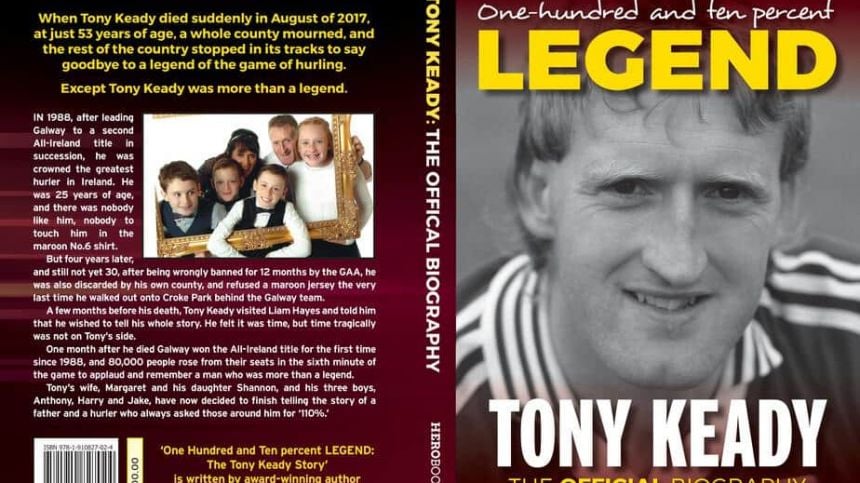 Official Biography Of Tony Keady To Be Launched On April 20th