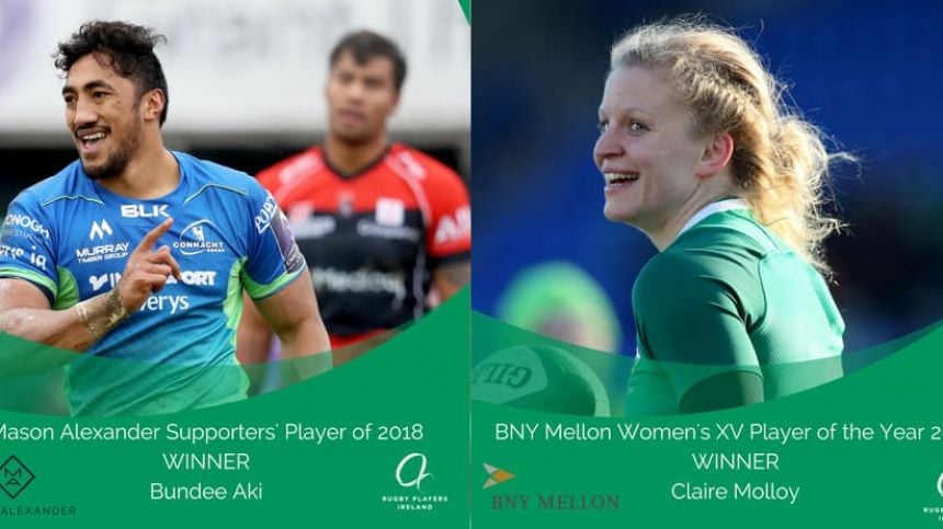 Double Success For Connacht Rugby At Rugby Players Ireland Awards