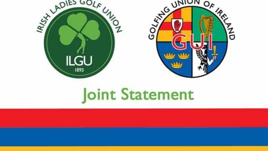 Irish Golfing Unions set to merge