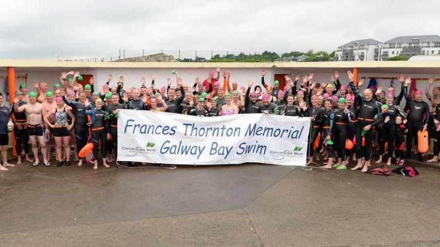 13 years swimming 13km across Galway Bay As Annual Frances Thornton Memorial Galway Bay Swim Returns