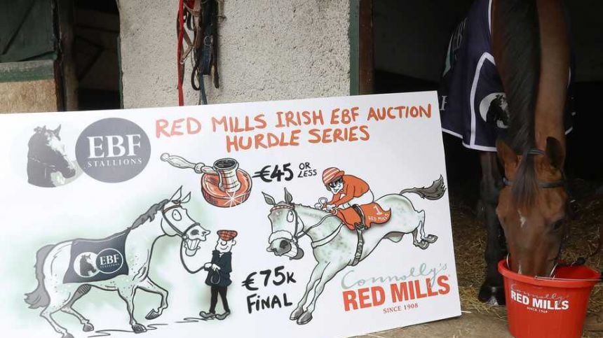 Connolly’s RED MILLS join forces with Irish EBF to Sponsor Auction Hurdle Series