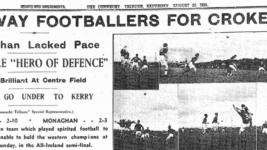 Galway and Monaghan to meet in Championship for first time since 1938