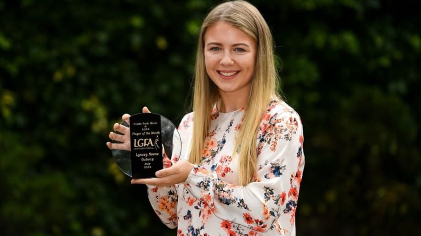 Kilkerrin/Clonberne's Lyndsey Noone honoured with The Croke Park/LGFA Player of the Month awards for July