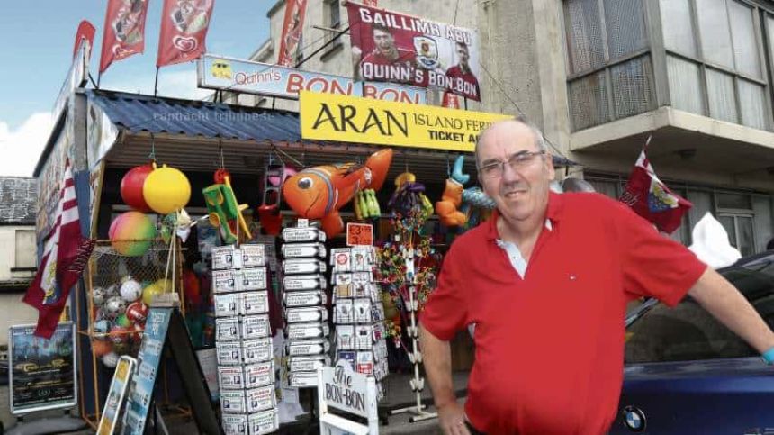 Salthill shopkeeper refuses to back down amid threats over hurling flags