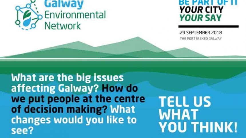 Galway Environmental Network to host inaugural event in city