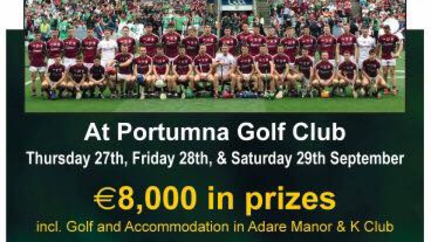 Galway Hurlers Golf Classic Begins In Portumna This Thursday