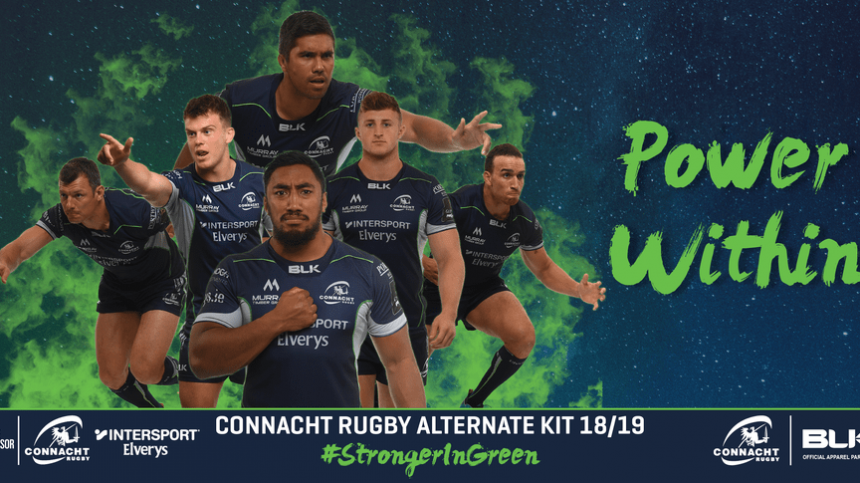 Connacht Rugby and BLK Sport Launch New Alternate Jersey