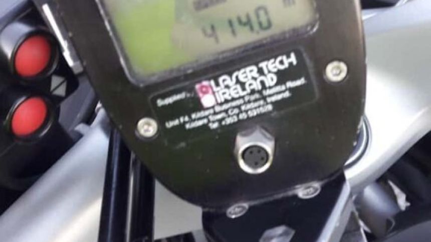 Galway gardai detect motorist 74 kilometres over speed limit near Gort