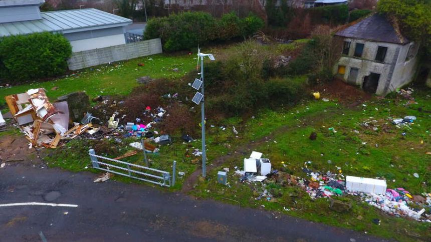 Concern illegal dump in Gort may be organised operation