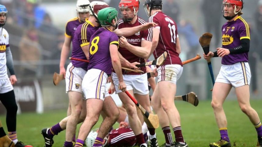 Galway and Wexford teams for Walsh Cup final