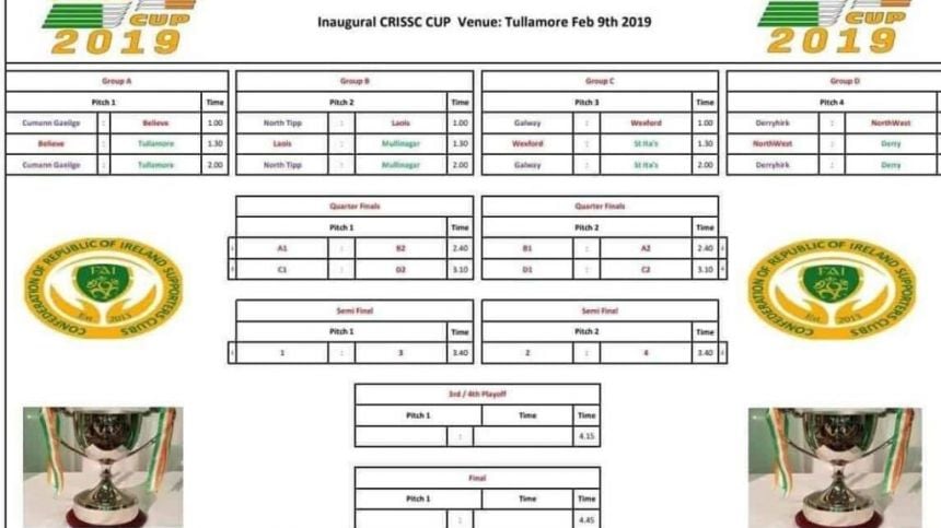 Republic Of Ireland Supporters Club Western Branch To Take Part In First Ever CRISC Cup