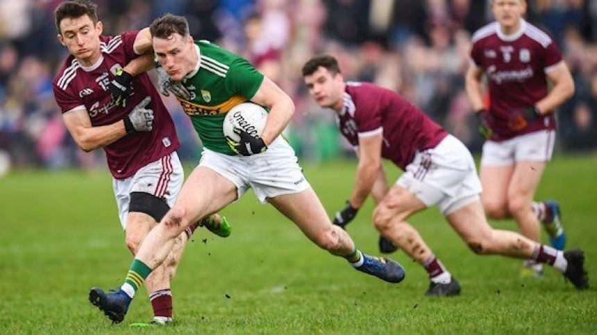 Galway footballers edged out by Kerry