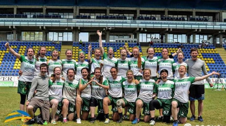 NUI Galway Well Represented As Irish Women Wins European Ultimate Frisbee Gold!