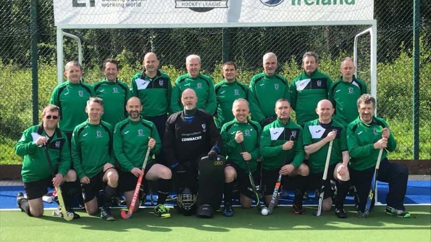 Stormy Interpro Tournament for Connacht Men's Masters Hockey Team