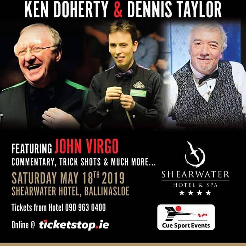 Snooker Legends For Ballinasloe On May 18th