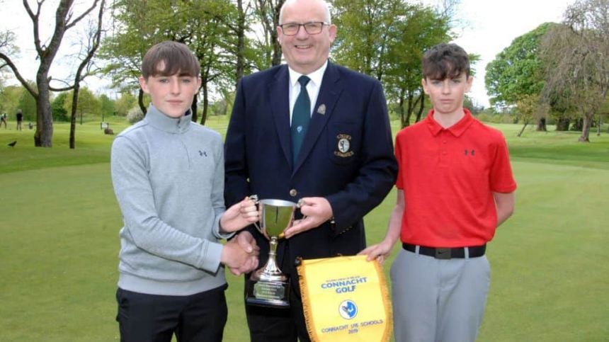 Colaiste Einde, Galway capture the ‘Charlie McGoldrick Cup’ and are crowned Connacht U15 Schoolboys Champions for 2019.