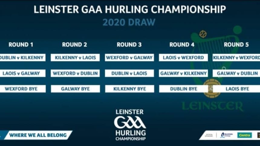 Galway to meet Laois in Leinster opener next year