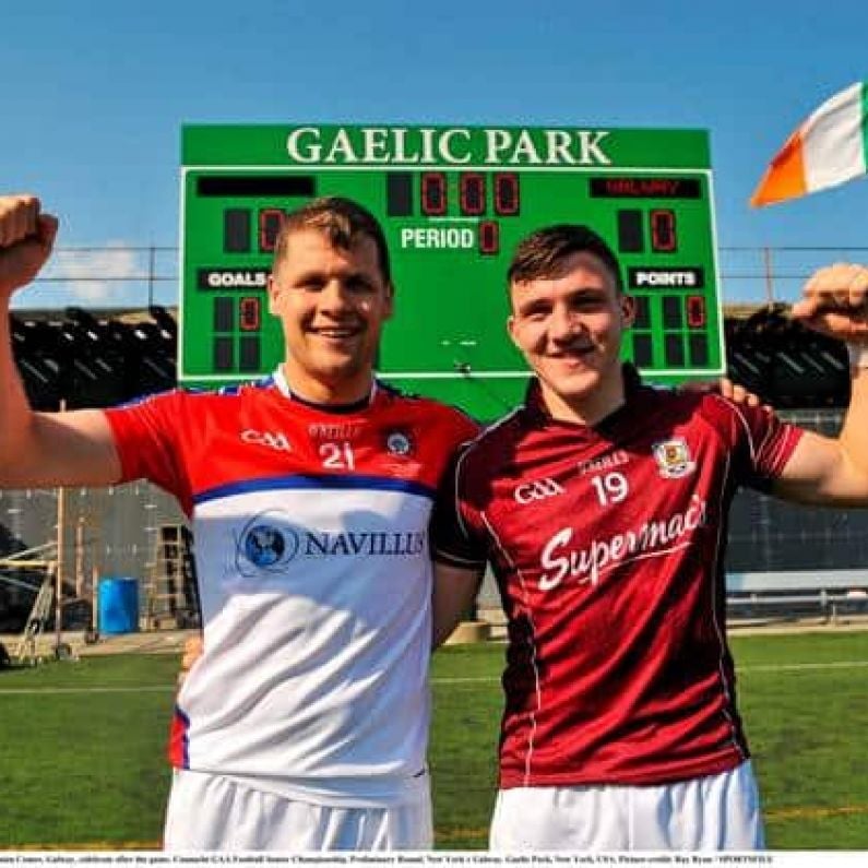 Galway footballers v New York - May 2020 trip details