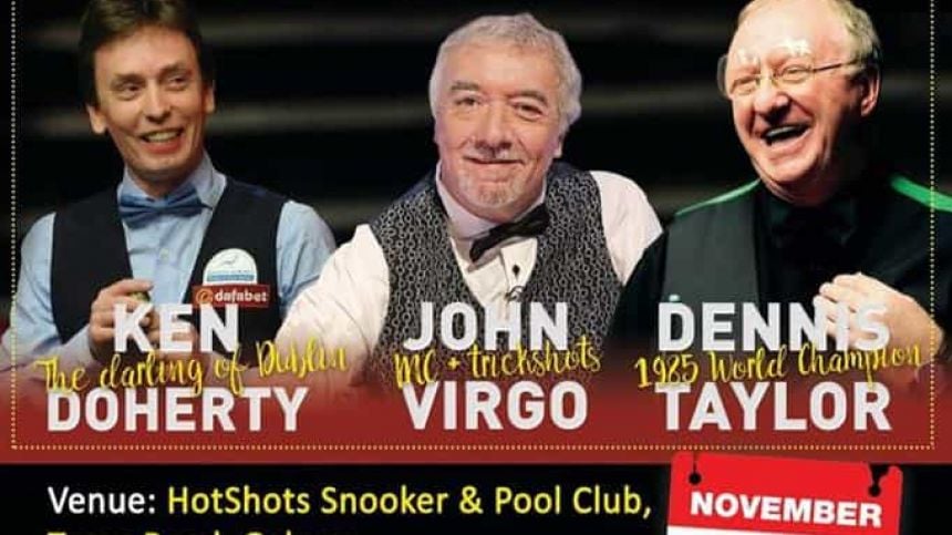 Snooker Legends To Visit Galway This Weekend